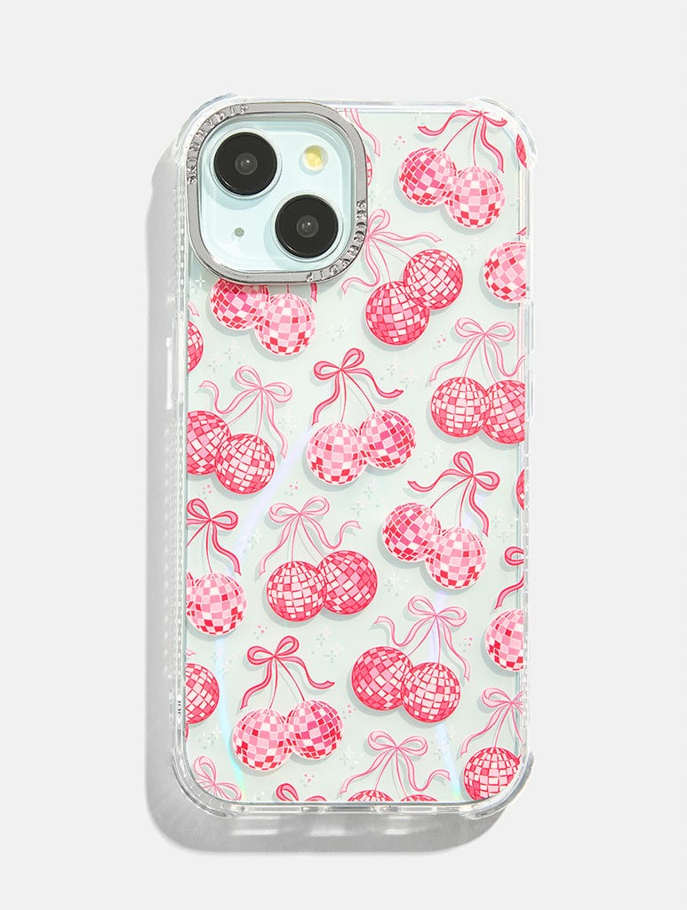 Bow Disco Cherry Shock iPhone Case - Image 1