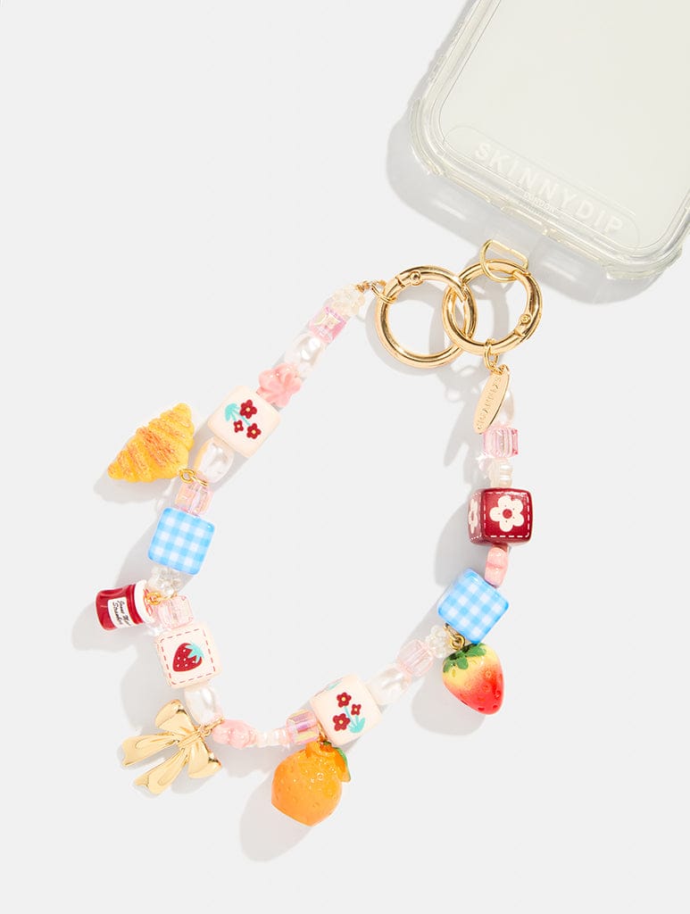 Breakfast Bustle Beaded Charm