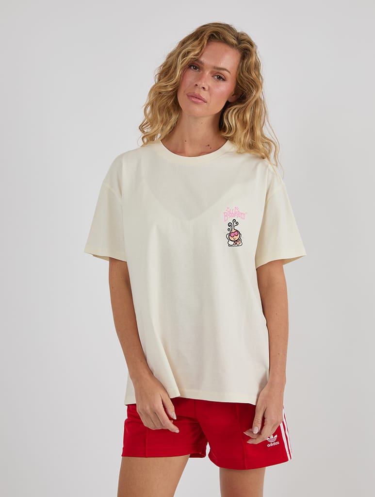 Bubblegum x Skinnydip Self Love Club T-Shirt In White