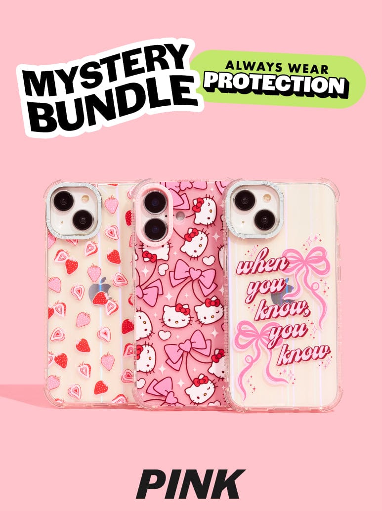 Bundle x 3 Pink iPhone Cases - Image 1