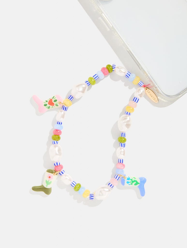 Cowboy Boot Beaded Strap