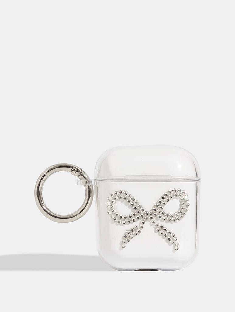 Diamante Bow AirPods Case - Image 1