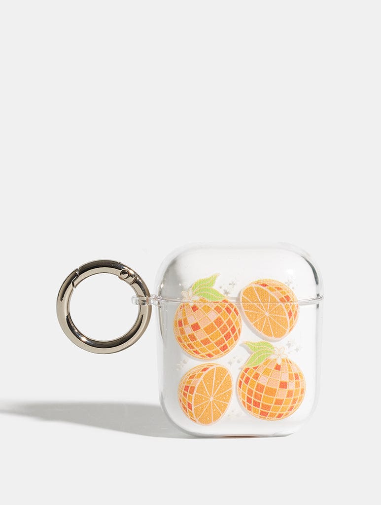 Disco Orange AirPods Case - Image 1