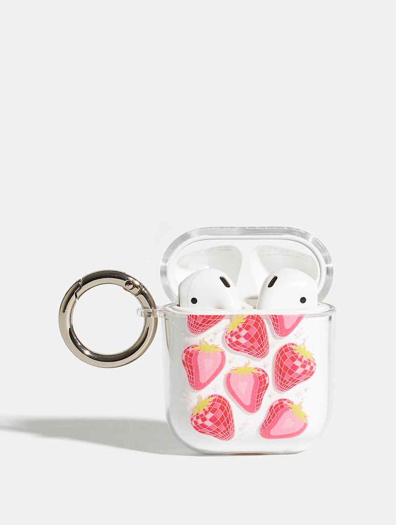 Disco Strawberry AirPods Case