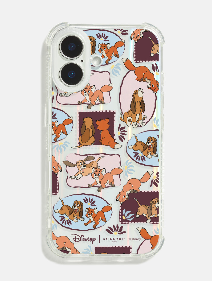 Disney Fox and the Hound Patchwork Shock iPhone Case - Image 1