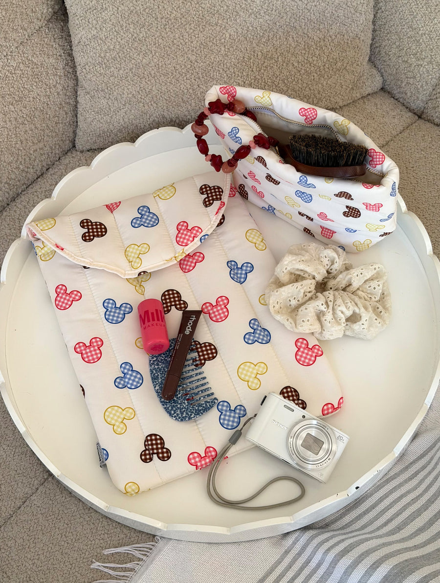 Disney Mickey Gingham Laptop Sleeve