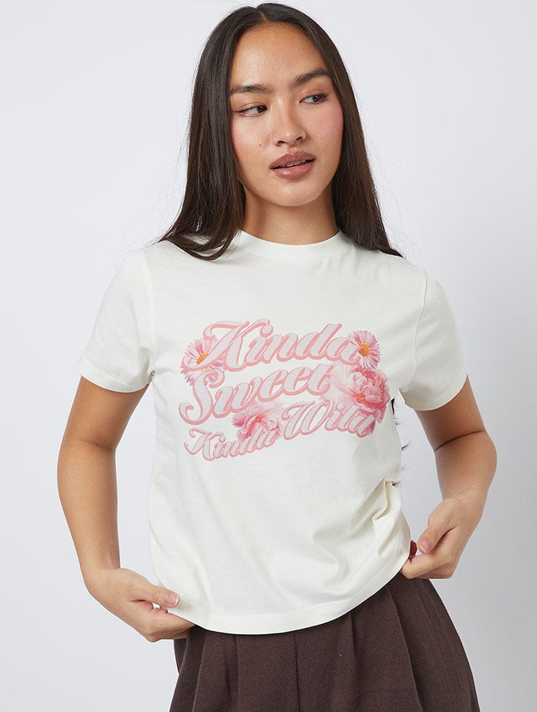 Kinda Sweet Kinda Wild Baby Tee - Image 1