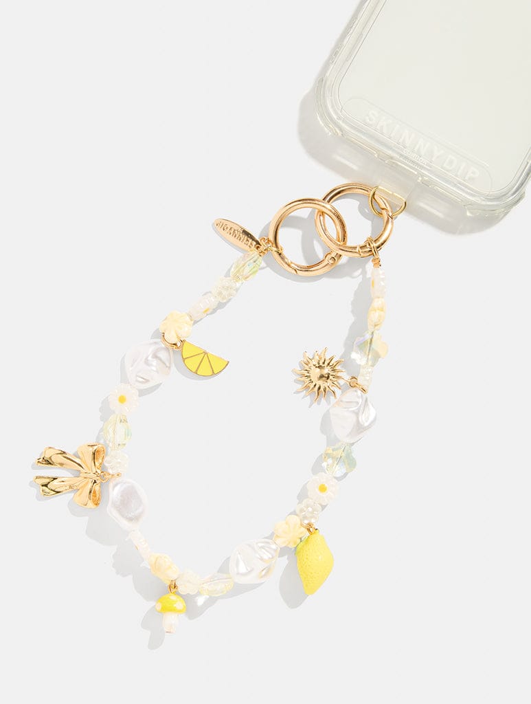 Lemon Sunshine Beaded Charm