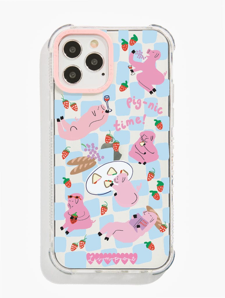 Limpet x Skinnydip Time for a Pig-nic! Shock iPhone Case - Image 1