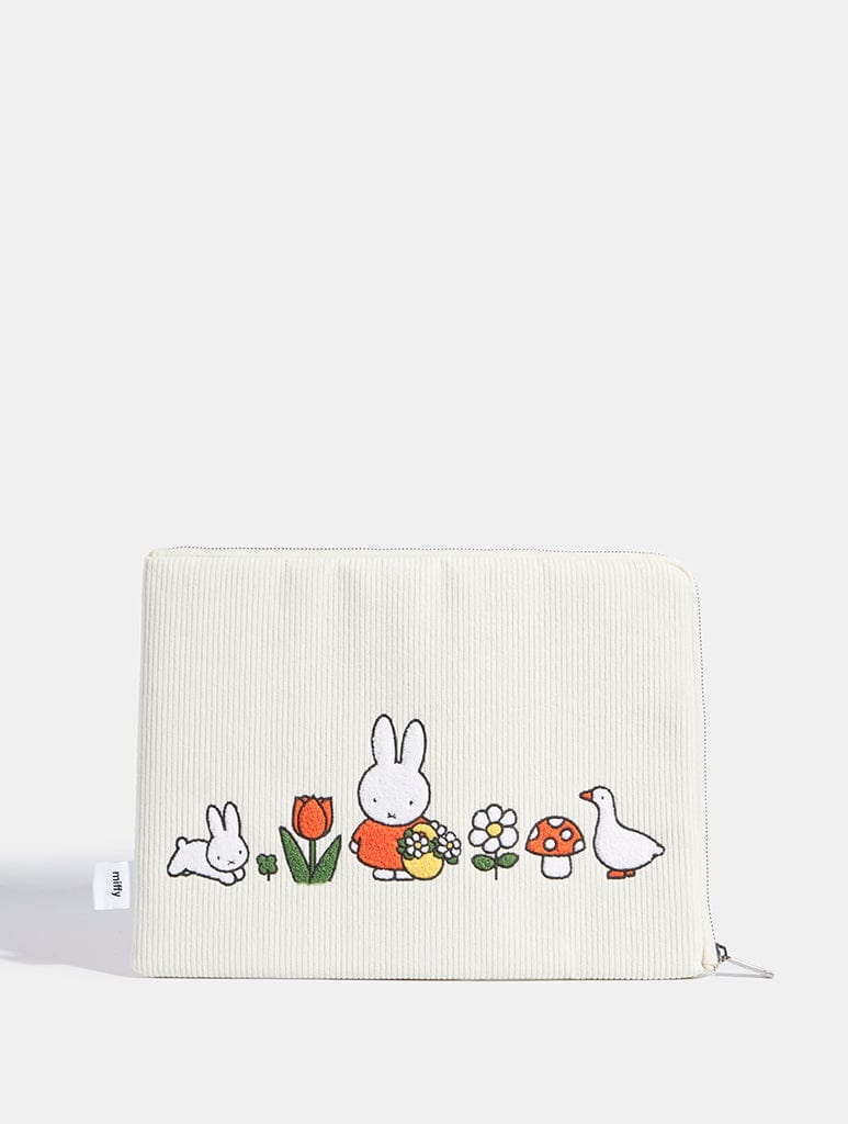 Miffy x Skinnydip Floral Laptop Case - Image 1