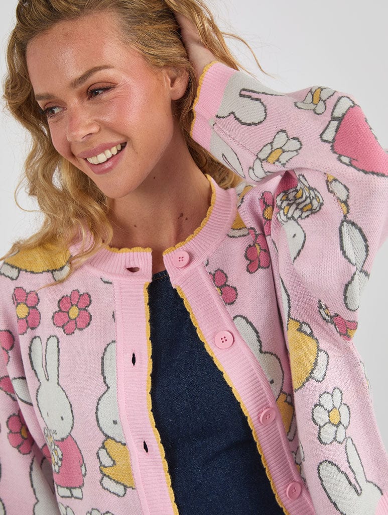 Miffy x Skinnydip Flower Knitted Cardigan