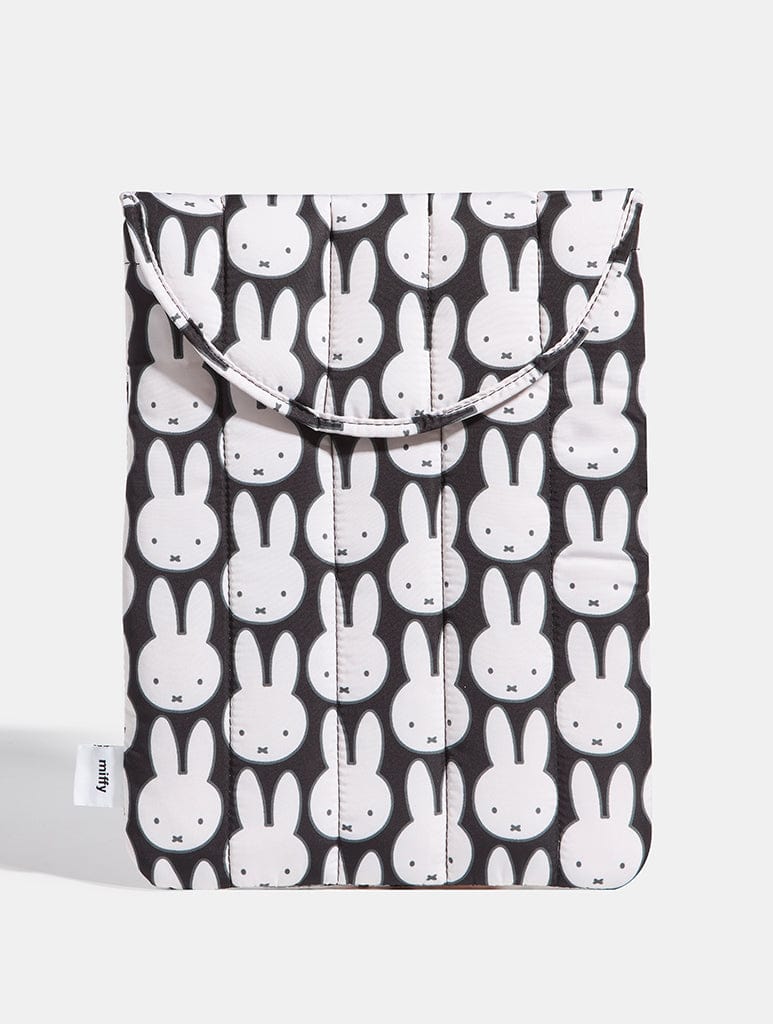Miffy x Skinnydip Laptop Sleeve in Black - Image 1