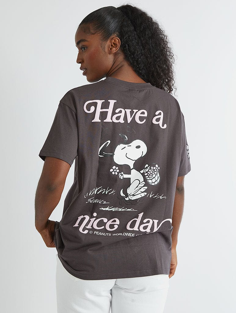Peanuts x Skinnydip Snoopy Have A Nice Day T-Shirt - Image 1