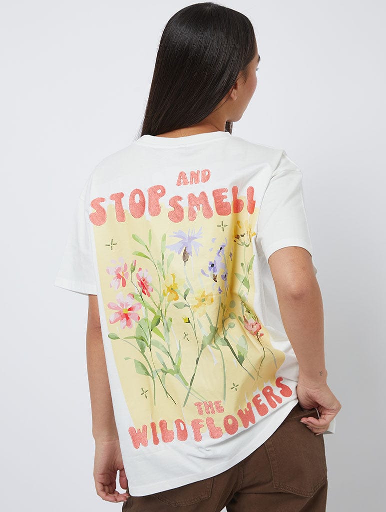 Stop And Smell The Flowers T-Shirt - Image 1