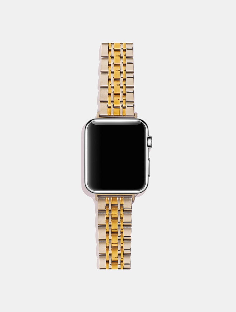 Two Tone Chain Link Apple Watch Strap - Image 1