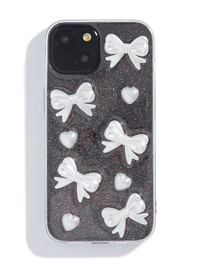 3D Bow and Hearts iPhone Case - Image 1