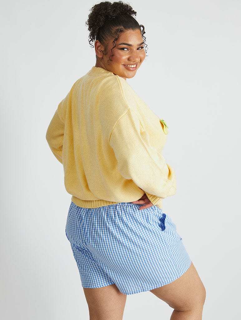 3D Lemons Knitted Cardigan - Image 10