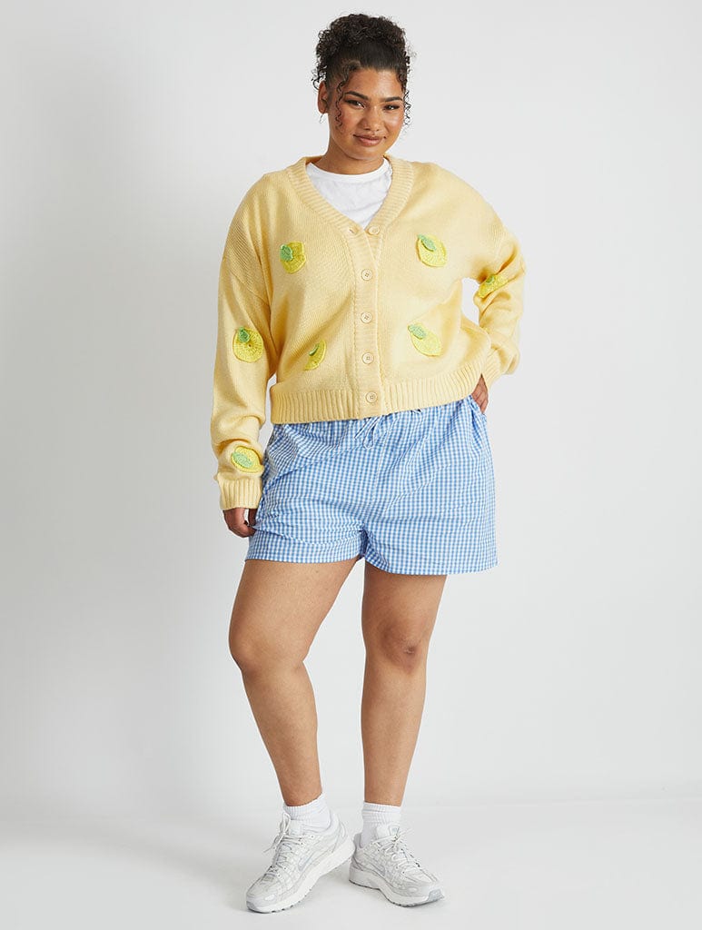 3D Lemons Knitted Cardigan - Image 8