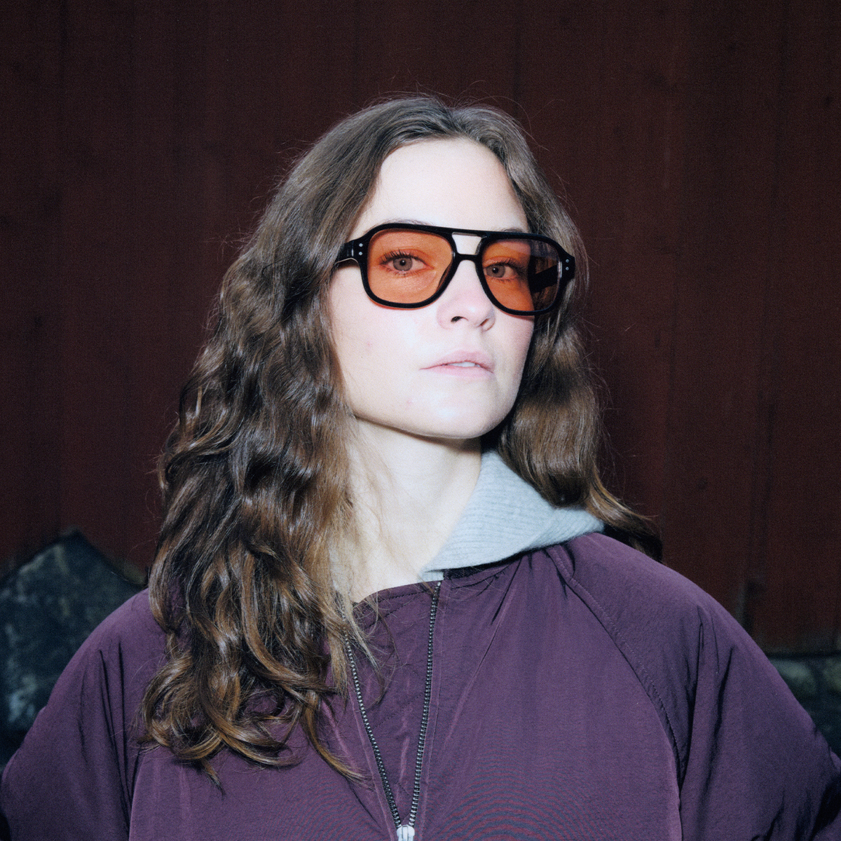 Cocas Sunglasses BLACK/LIGHT ORANGE - Image 5