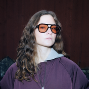 Cocas Sunglasses BLACK/LIGHT ORANGE