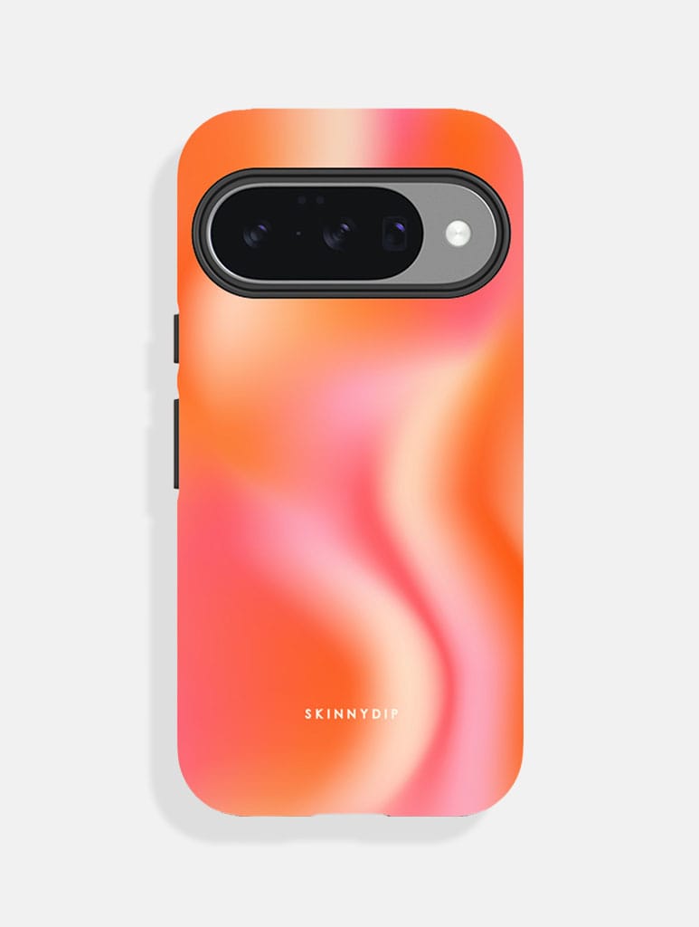 Aura Gradient Exotic Orange Ultra Protective Google Pixel Case - Image 1