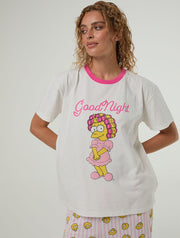 The Simpsons x Skinnydip Lisa Pyjama with Eye Mask