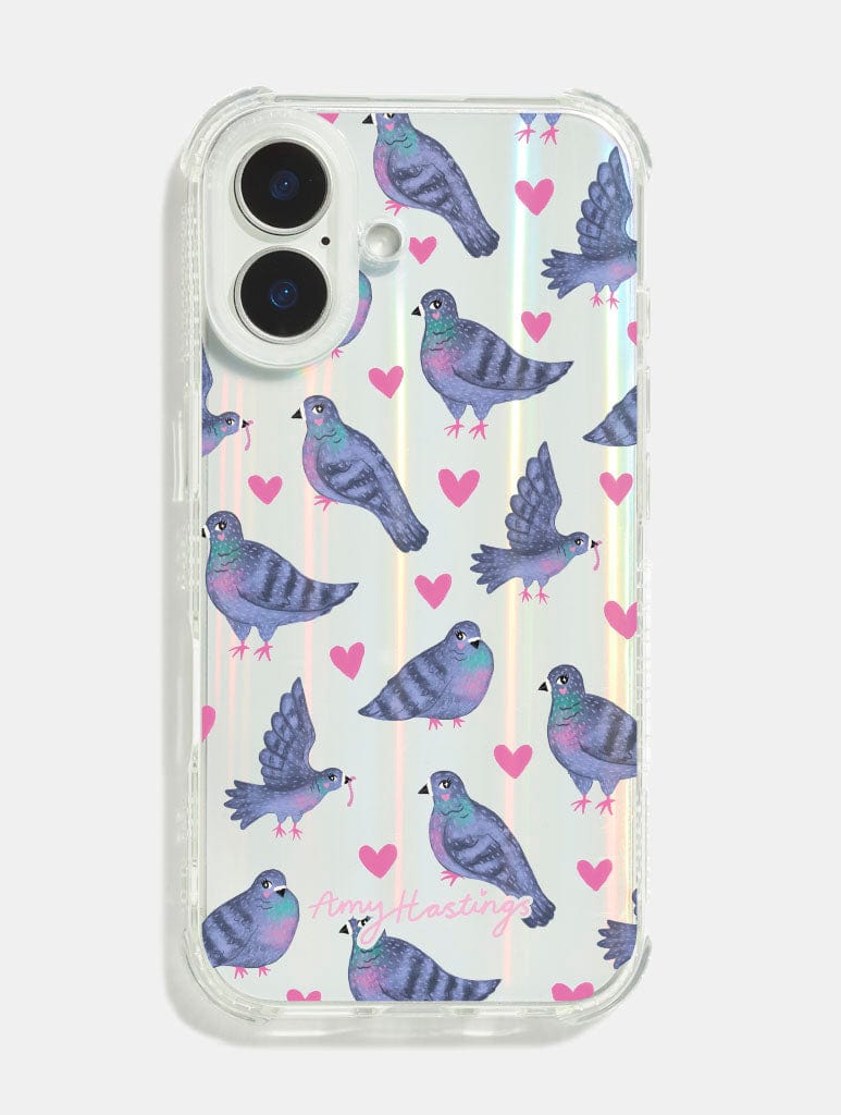 Amy Hastings x Skinnydip Pigeon Lover Shock iPhone Case - Image 1