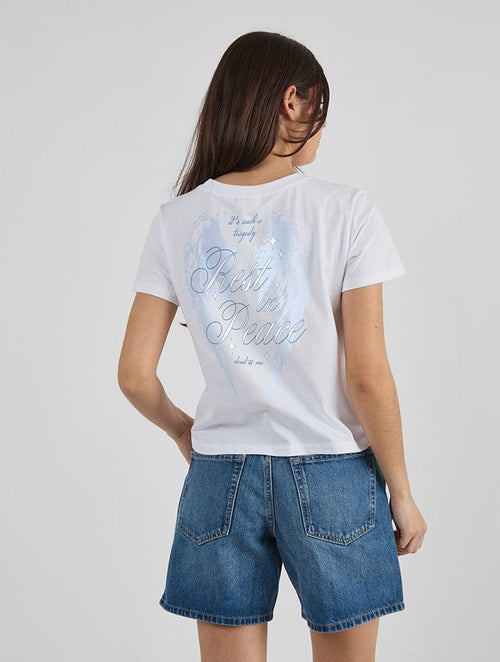 Angel Wings Baby T-Shirt In White - Image 1