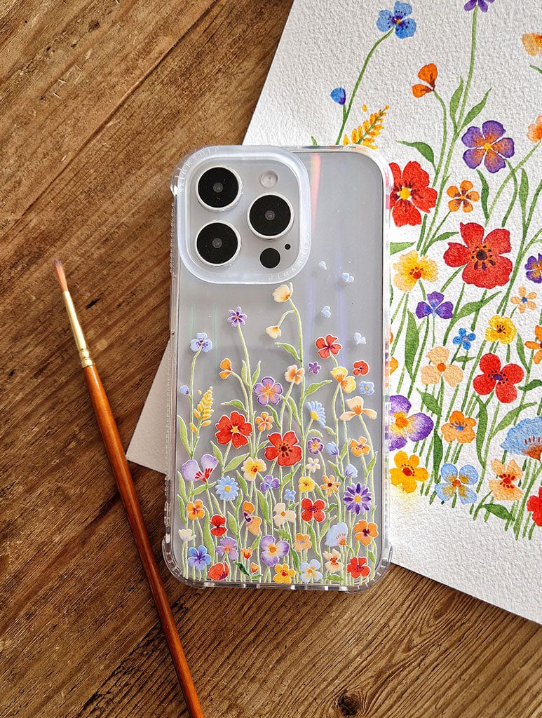 Anna Lau x Skinnydip Floral Haze Shock iPhone Case