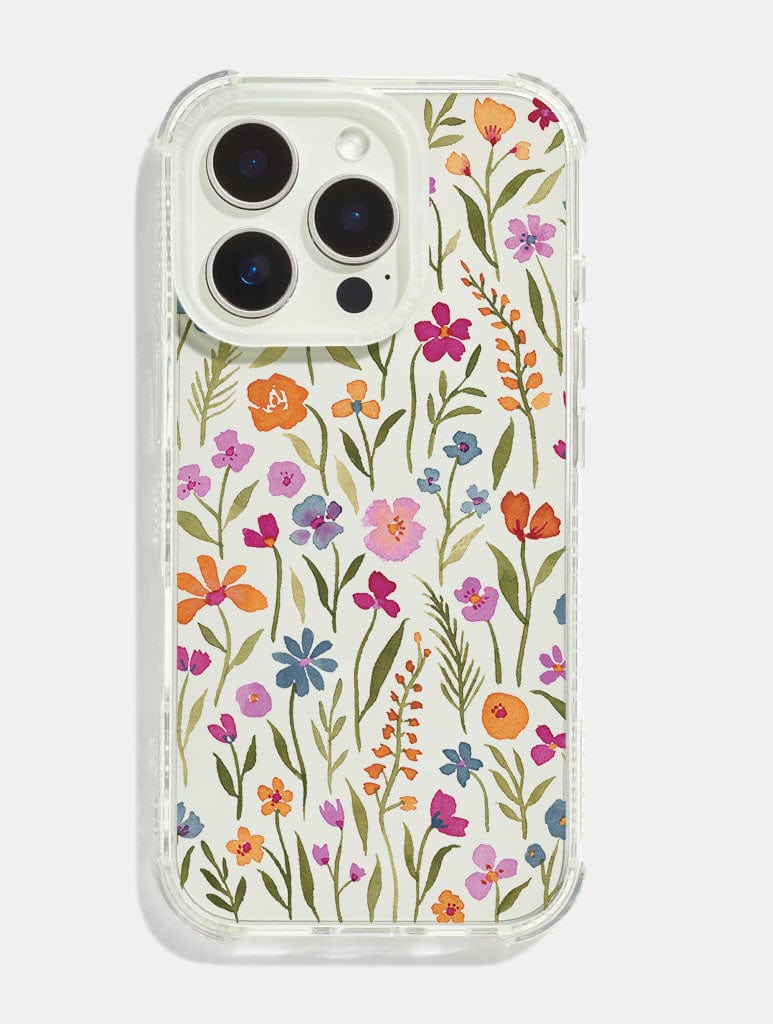 Anna Lau x Skinnydip Whimsical Wildflowers Shock iPhone Case - Image 1