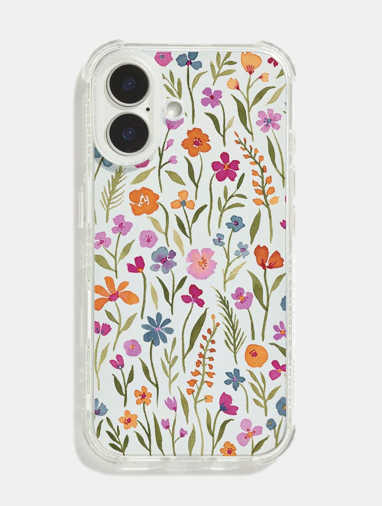 Anna Lau x Skinnydip Whimsical Wildflowers Shock iPhone Case - Image 1