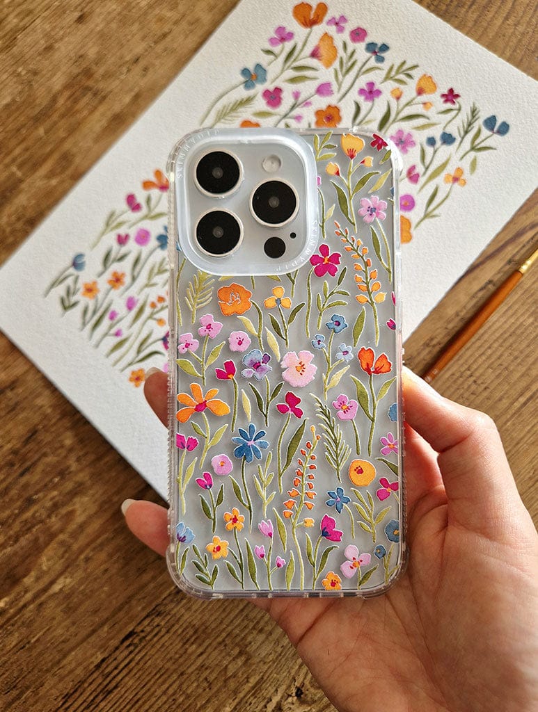 Anna Lau x Skinnydip Whimsical Wildflowers Shock iPhone Case