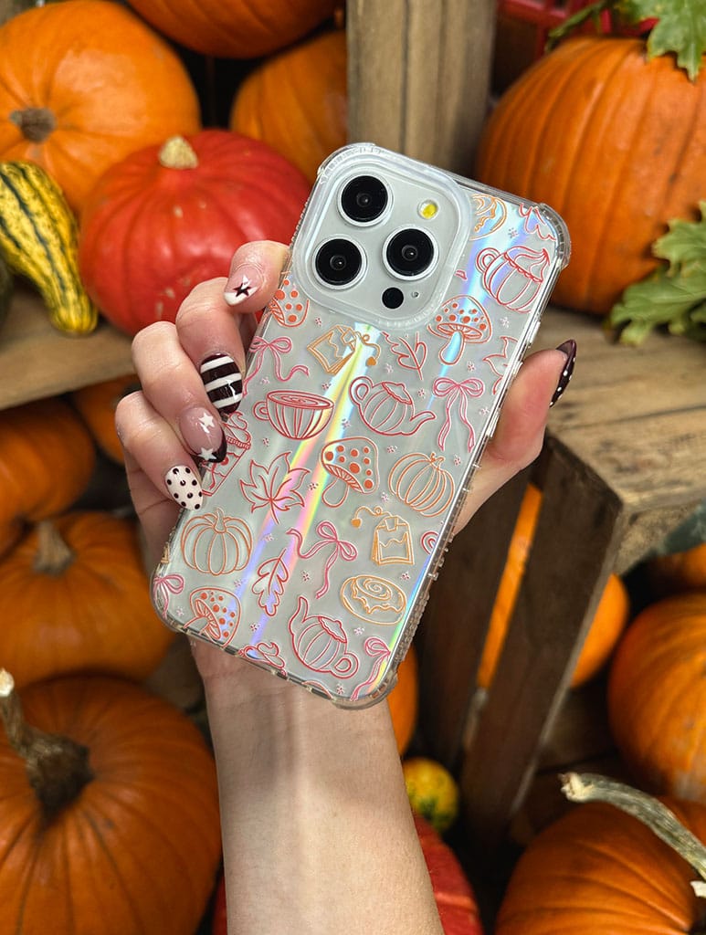 Autumn Doodle Shock iPhone Case