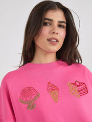 Beaded Cake Sweatshirt
