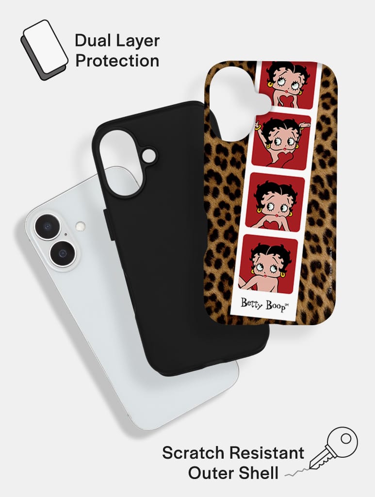 Betty Boop Photobooth Leopard Ultra Protective iPhone Case