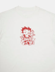 Betty Boop x Skinnydip Motorcycle Baby T-Shirt In White