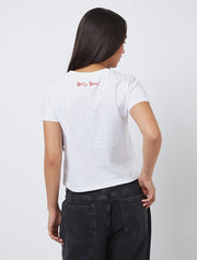 Betty Boop x Skinnydip Motorcycle Baby T-Shirt In White