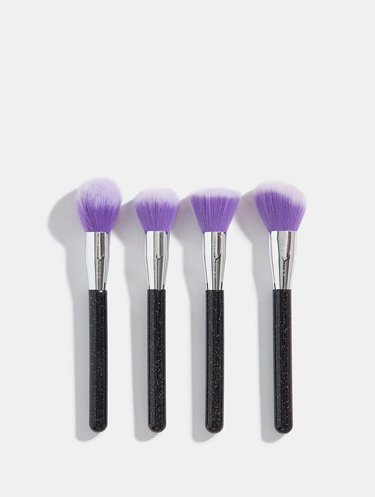 Black Glitter Make Up Brushes - Image 1