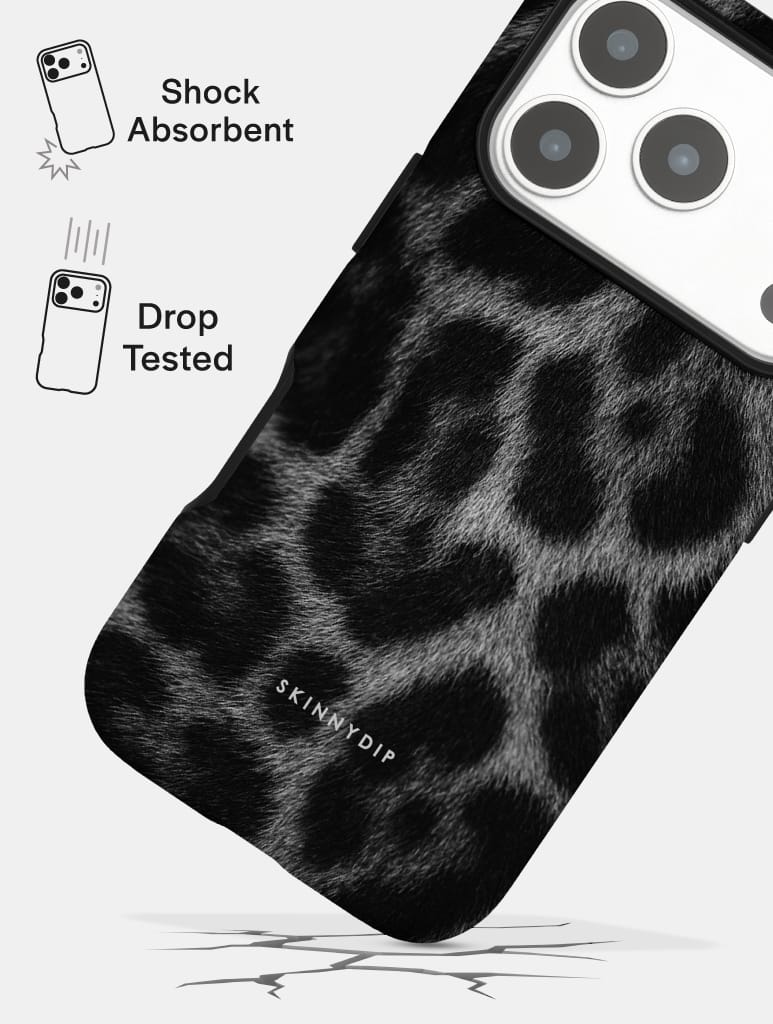 Black Leopard Ultra Protective iPhone Case - Image 3
