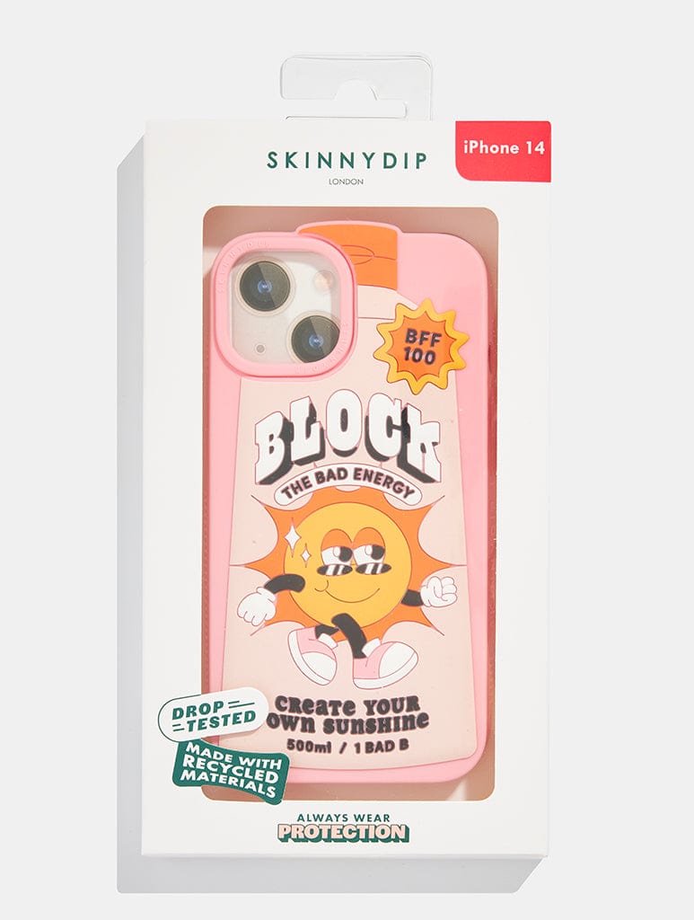 Block The Bad Energy Silicone iPhone Case - Image 5