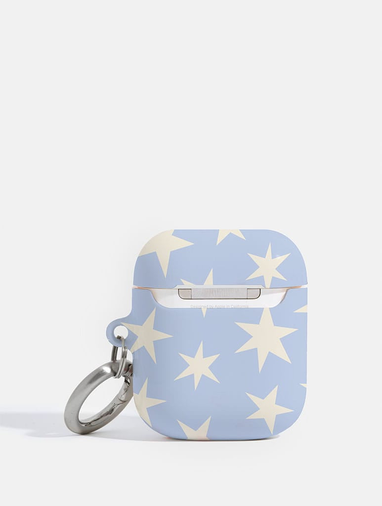 Blue And Cream Ditsy Stars AirPods Case