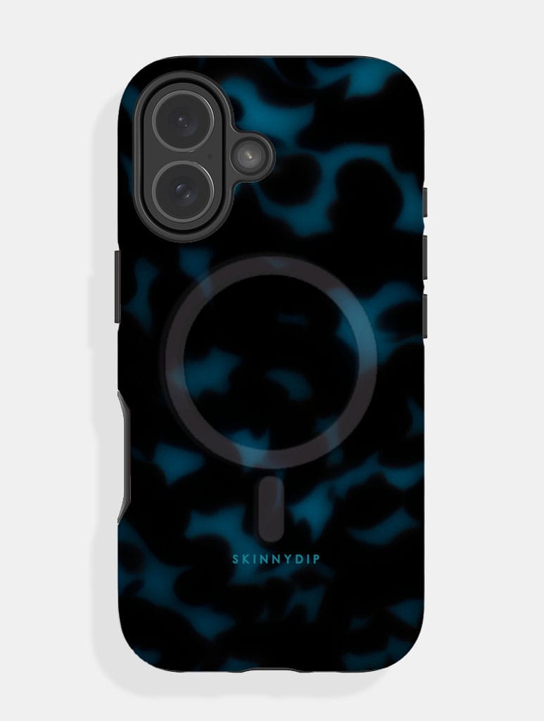 Blue Black Tortoiseshell Magsafe Ultra Protective iPhone Case - Image 1