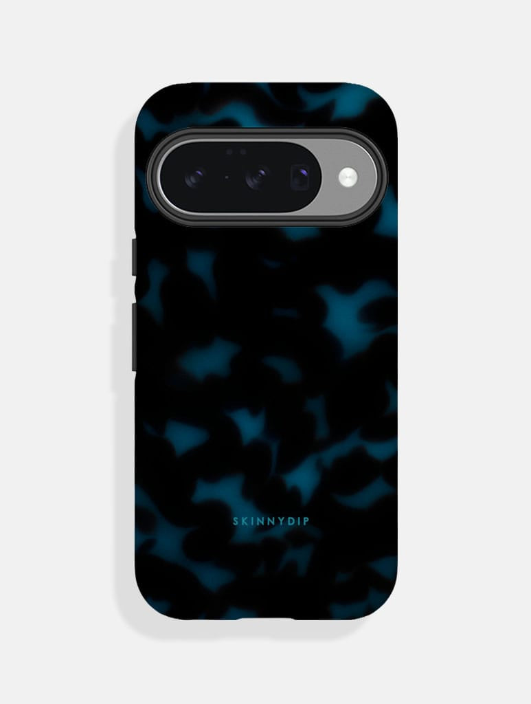 Blue Black Tortoiseshell Ultra Protective Google Pixel Case - Image 1