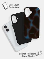 Blue Burgundy Tortoiseshell Ultra Protective iPhone Case