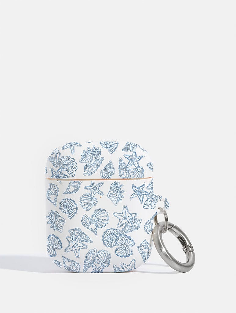 Blue Sea Shells AirPods Case