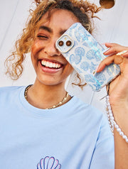 Blue Shells Shock iPhone Case