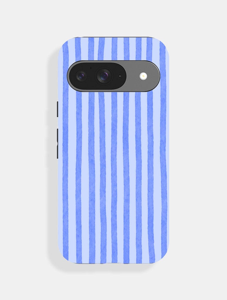 Blue Stripe Ultra Protective Google Pixel Case - Image 1