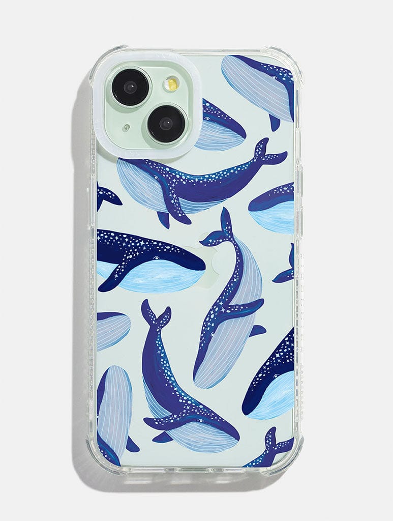 Blue Whale Shock iPhone Case - Image 1