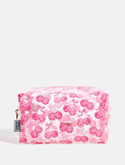 Bow Cherry Disco Makeup Bag