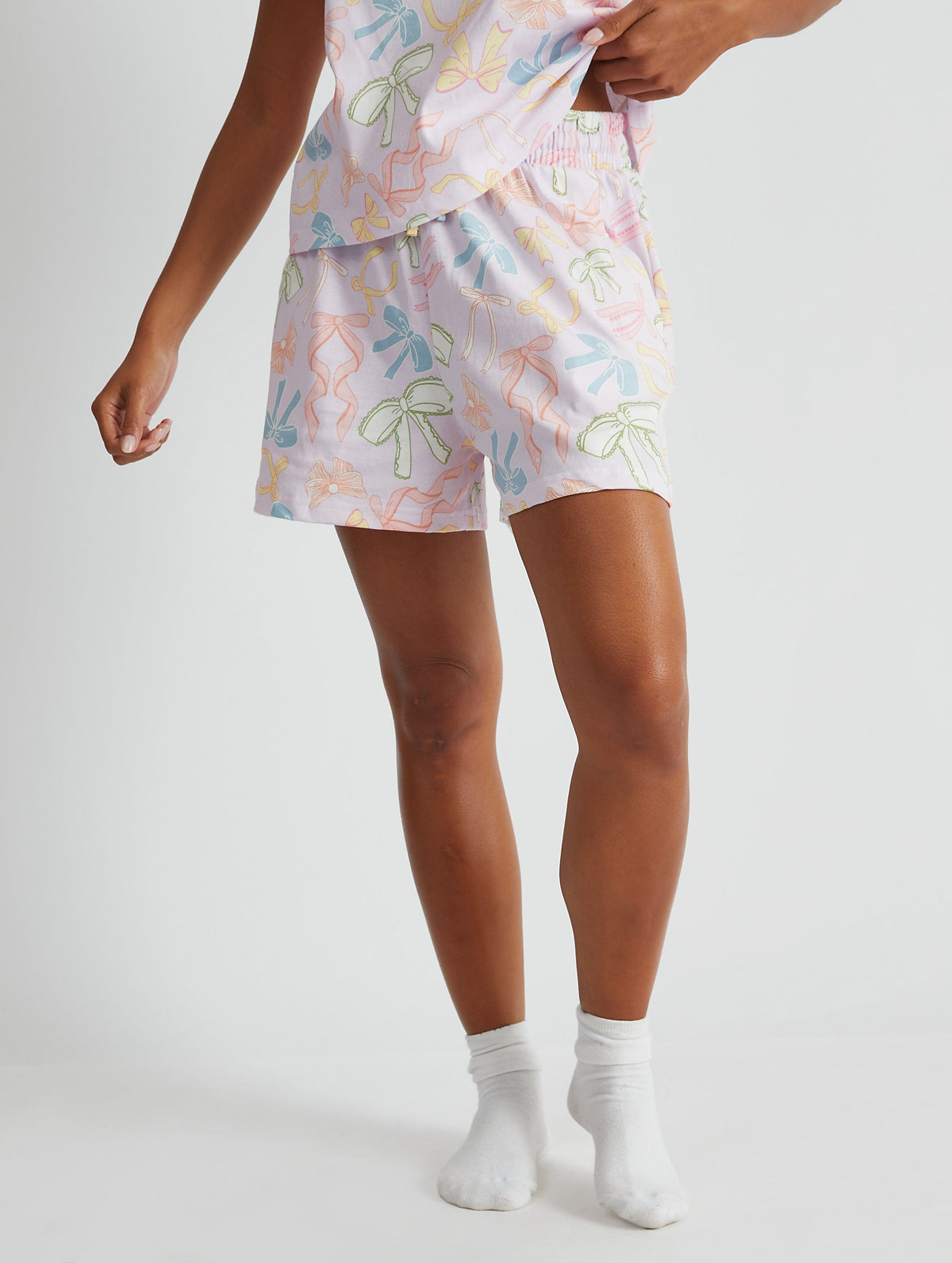 Bow Print Cami & Short Pyjama Set - Image 7